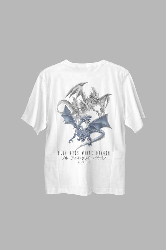 Dragón Blanco De Ojos Azules