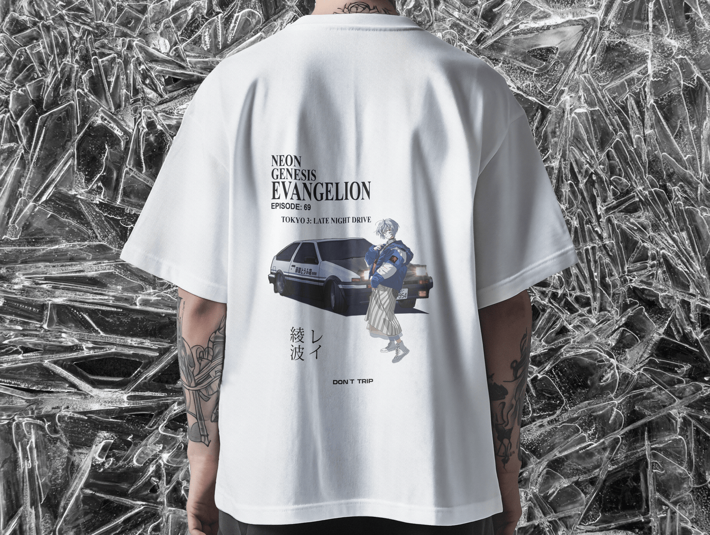 Playera Rei Ayanami Late Night Drive